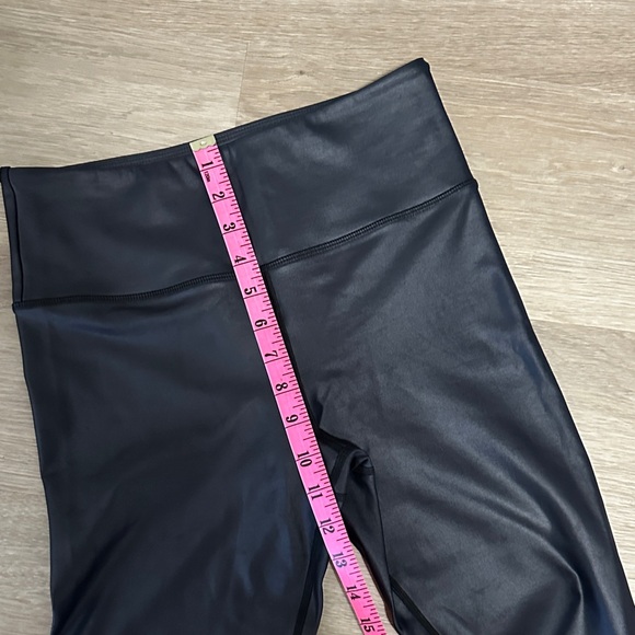 ZYIA Metallic Black Leggings - Picture 4 of 5